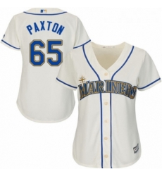 Womens Majestic Seattle Mariners 65 James Paxton Replica Cream Alternate Cool Base MLB Jersey Womens Majestic Seattle Mariners 65 James Paxton Replica Cream Alternate Cool Base MLB Jersey
