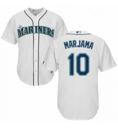 Youth Majestic Seattle Mariners 10 Mike Marjama Authentic White Home Cool Base MLB Jersey Youth Majestic Seattle Mariners 10 Mike Marjama Authentic White Home Cool Base MLB Jersey