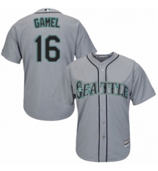 Youth Majestic Seattle Mariners 16 Ben Gamel Replica Grey Road Cool Base MLB Jersey Youth Majestic Seattle Mariners 16 Ben Gamel Replica Grey Road Cool Base MLB Jersey