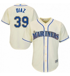 Youth Majestic Seattle Mariners 39 Edwin Diaz Authentic Cream Alternate Cool Base MLB Jersey Youth Majestic Seattle Mariners 39 Edwin Diaz Authentic Cream Alternate Cool Base MLB Jersey