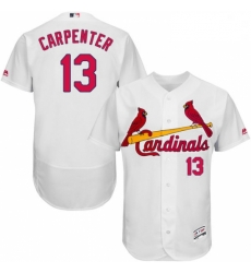 Mens Majestic St Louis Cardinals 13 Matt Carpenter White Home Flex Base Authentic Collection MLB Jersey Mens Majestic St Louis Cardinals 13 Matt Carpenter White Home Flex Base Authentic Collection MLB Jersey