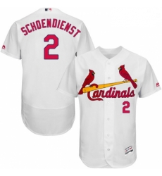 Mens Majestic St Louis Cardinals 2 Red Schoendienst White Home Flex Base Authentic Collection MLB Jersey Mens Majestic St Louis Cardinals 2 Red Schoendienst White Home Flex Base Authentic Collection MLB Jersey