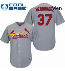 Mens Majestic St Louis Cardinals 37 Keith Hernandez Replica Grey Road Cool Base MLB Jersey Mens Majestic St Louis Cardinals 37 Keith Hernandez Replica Grey Road Cool Base MLB Jersey