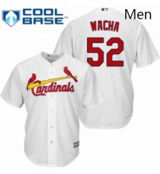 Mens Majestic St Louis Cardinals 52 Michael Wacha Replica White Home Cool Base MLB Jersey Mens Majestic St Louis Cardinals 52 Michael Wacha Replica White Home Cool Base MLB Jersey