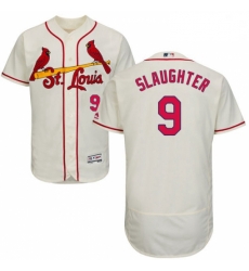 Mens Majestic St Louis Cardinals 9 Enos Slaughter Cream Alternate Flex Base Authentic Collection MLB Jersey Mens Majestic St Louis Cardinals 9 Enos Slaughter Cream Alternate Flex Base Authentic Collection MLB Jersey
