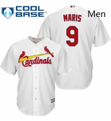 Mens Majestic St Louis Cardinals 9 Roger Maris Replica White Home Cool Base MLB Jersey Mens Majestic St Louis Cardinals 9 Roger Maris Replica White Home Cool Base MLB Jersey