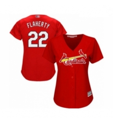 Women's St. Louis Cardinals #22 Jack Flaherty Authentic Red Alternate Cool Base Baseball Player Jersey Women's St. Louis Cardinals #22 Jack Flaherty Authentic Red Alternate Cool Base Baseball Player Jersey