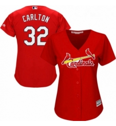 Womens Majestic St Louis Cardinals 32 Steve Carlton Authentic Red Alternate Cool Base MLB Jersey Womens Majestic St Louis Cardinals 32 Steve Carlton Authentic Red Alternate Cool Base MLB Jersey