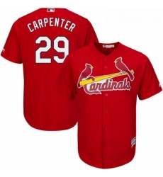 Youth Majestic St Louis Cardinals 29 Chris Carpenter Authentic Red Alternate Cool Base MLB Jersey Youth Majestic St Louis Cardinals 29 Chris Carpenter Authentic Red Alternate Cool Base MLB Jersey