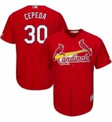 Youth Majestic St Louis Cardinals 30 Orlando Cepeda Authentic Red Alternate Cool Base MLB Jersey Youth Majestic St Louis Cardinals 30 Orlando Cepeda Authentic Red Alternate Cool Base MLB Jersey