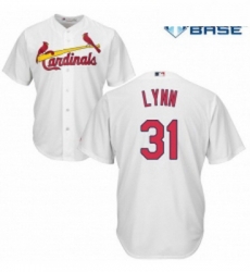 Youth Majestic St Louis Cardinals 31 Lance Lynn Authentic White Home Cool Base MLB Jersey Youth Majestic St Louis Cardinals 31 Lance Lynn Authentic White Home Cool Base MLB Jersey
