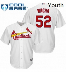 Youth Majestic St Louis Cardinals 52 Michael Wacha Replica White Home Cool Base MLB Jersey Youth Majestic St Louis Cardinals 52 Michael Wacha Replica White Home Cool Base MLB Jersey
