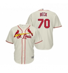 Youth St Louis Cardinals 70 Chris Beck Replica Cream Alternate Cool Base Baseball Jersey Youth St Louis Cardinals 70 Chris Beck Replica Cream Alternate Cool Base Baseball Jersey