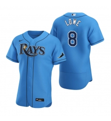 Men Tampa Bay Rays 8 Brandon Lowe Men Nike Light Blue Alternate 2020 Flex Base Player MLB Jersey Men Tampa Bay Rays 8 Brandon Lowe Men Nike Light Blue Alternate 2020 Flex Base Player MLB Jersey