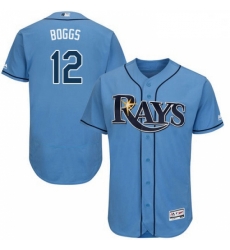Mens Majestic Tampa Bay Rays 12 Wade Boggs Alternate Columbia Flexbase Authentic Collection MLB Jersey Mens Majestic Tampa Bay Rays 12 Wade Boggs Alternate Columbia Flexbase Authentic Collection MLB Jersey