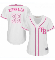 Womens Majestic Tampa Bay Rays 39 Kevin Kiermaier Replica White Fashion Cool Base MLB Jersey Womens Majestic Tampa Bay Rays 39 Kevin Kiermaier Replica White Fashion Cool Base MLB Jersey