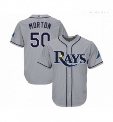 Youth Tampa Bay Rays 50 Charlie Morton Replica Grey Road Cool Base Baseball Jersey Youth Tampa Bay Rays 50 Charlie Morton Replica Grey Road Cool Base Baseball Jersey
