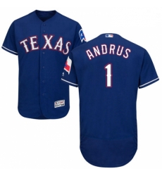 Mens Majestic Texas Rangers 1 Elvis Andrus Royal Blue Alternate Flex Base Authentic Collection MLB Jersey Mens Majestic Texas Rangers 1 Elvis Andrus Royal Blue Alternate Flex Base Authentic Collection MLB Jersey