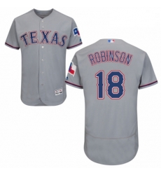 Mens Majestic Texas Rangers 18 Drew Robinson Grey Road Flex Base Authentic Collection MLB Jersey Mens Majestic Texas Rangers 18 Drew Robinson Grey Road Flex Base Authentic Collection MLB Jersey