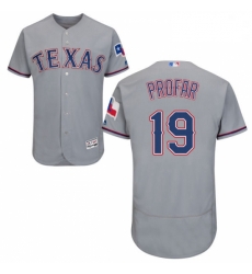 Mens Majestic Texas Rangers 19 Jurickson Profar Grey Road Flex Base Authentic Collection MLB Jersey Mens Majestic Texas Rangers 19 Jurickson Profar Grey Road Flex Base Authentic Collection MLB Jersey