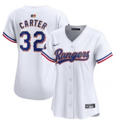 Women Texas Rangers 32 Evan Carter White 2024 Gold Collection Stitched Baseball Jersey Women Texas Rangers 32 Evan Carter White 2024 Gold Collection Stitched Baseball Jersey