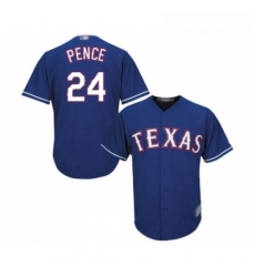 Youth Texas Rangers 24 Hunter Pence Replica Royal Blue Alternate 2 Cool Base Baseball Jersey Youth Texas Rangers 24 Hunter Pence Replica Royal Blue Alternate 2 Cool Base Baseball Jersey