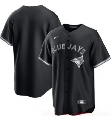Men Toronto Blue Jays Blank Black Lights Out Limited Stitched Baseball Jersey