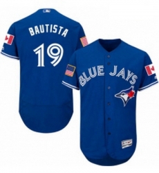 Mens Majestic Toronto Blue Jays 19 Jose Bautista Authentic Royal Blue Fashion Stars Stripes Flex Base Jerseys Mens Majestic Toronto Blue Jays 19 Jose Bautista Authentic Royal Blue Fashion Stars Stripes Flex Base Jerseys
