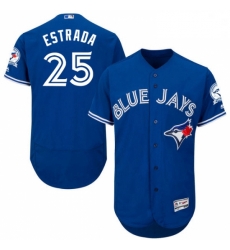 Mens Majestic Toronto Blue Jays 25 Marco Estrada Blue Alternate Flex Base Authentic Collection MLB Jersey Mens Majestic Toronto Blue Jays 25 Marco Estrada Blue Alternate Flex Base Authentic Collection MLB Jersey