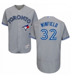 Mens Majestic Toronto Blue Jays 32 Dave Winfield Grey Road Flex Base Authentic Collection MLB Jersey Mens Majestic Toronto Blue Jays 32 Dave Winfield Grey Road Flex Base Authentic Collection MLB Jersey