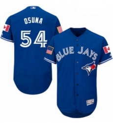Mens Majestic Toronto Blue Jays 54 Roberto Osuna Authentic Royal Blue Fashion Stars Stripes Flex Base Jerseys Mens Majestic Toronto Blue Jays 54 Roberto Osuna Authentic Royal Blue Fashion Stars Stripes Flex Base Jerseys