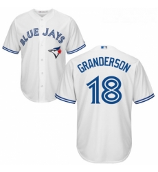 Youth Majestic Toronto Blue Jays 18 Curtis Granderson Replica White Home MLB Jersey Youth Majestic Toronto Blue Jays 18 Curtis Granderson Replica White Home MLB Jersey