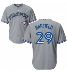 Youth Majestic Toronto Blue Jays 29 Jesse Barfield Replica Grey Road MLB Jersey Youth Majestic Toronto Blue Jays 29 Jesse Barfield Replica Grey Road MLB Jersey