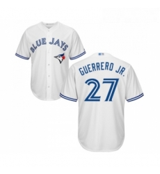 Youth Toronto Blue Jays 27 Vladimir Guerrero Jr Replica White Home Baseball Jersey Youth Toronto Blue Jays 27 Vladimir Guerrero Jr Replica White Home Baseball Jersey