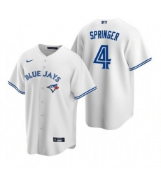 Youth Toronto Blue Jays 4 George Springer White Cool Base Stitched MLB Jersey Youth Toronto Blue Jays 4 George Springer White Cool Base Stitched MLB Jersey
