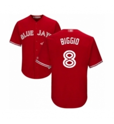 Youth Toronto Blue Jays #8 Cavan Biggio Authentic Scarlet Alternate Baseball Player Jersey Youth Toronto Blue Jays #8 Cavan Biggio Authentic Scarlet Alternate Baseball Player Jersey