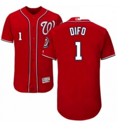 Mens Majestic Washington Nationals 1 Wilmer Difo Red Alternate Flex Base Authentic Collection MLB Jersey Mens Majestic Washington Nationals 1 Wilmer Difo Red Alternate Flex Base Authentic Collection MLB Jersey