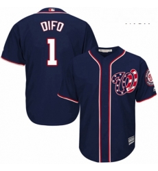 Mens Majestic Washington Nationals 1 Wilmer Difo Replica Navy Blue Alternate 2 Cool Base MLB Jersey Mens Majestic Washington Nationals 1 Wilmer Difo Replica Navy Blue Alternate 2 Cool Base MLB Jersey