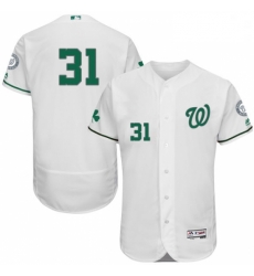 Mens Majestic Washington Nationals 31 Max Scherzer White Celtic Flexbase Authentic Collection MLB Jersey Mens Majestic Washington Nationals 31 Max Scherzer White Celtic Flexbase Authentic Collection MLB Jersey