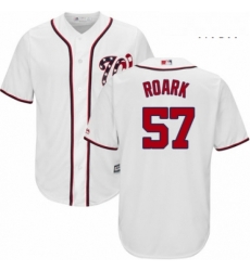 Mens Majestic Washington Nationals 57 Tanner Roark Replica White Home Cool Base MLB Jersey Mens Majestic Washington Nationals 57 Tanner Roark Replica White Home Cool Base MLB Jersey