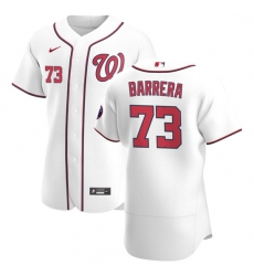 Washington Nationals 73 Tres Barrera Men Nike White Home 2020 Authentic Player MLB Jersey Washington Nationals 73 Tres Barrera Men Nike White Home 2020 Authentic Player MLB Jersey