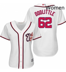 Womens Majestic Washington Nationals 62 Sean Doolittle Replica White Home Cool Base MLB Jersey Womens Majestic Washington Nationals 62 Sean Doolittle Replica White Home Cool Base MLB Jersey