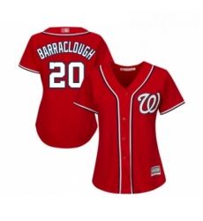 Womens Washington Nationals 20 Kyle Barraclough Replica Red Alternate 1 Cool Base Baseball Jersey Womens Washington Nationals 20 Kyle Barraclough Replica Red Alternate 1 Cool Base Baseball Jersey