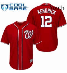 Youth Majestic Washington Nationals 12 Howie Kendrick Authentic Red Alternate 1 Cool Base MLB Jersey Youth Majestic Washington Nationals 12 Howie Kendrick Authentic Red Alternate 1 Cool Base MLB Jersey