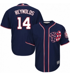 Youth Majestic Washington Nationals 14 Mark Reynolds Authentic Navy Blue Alternate 2 Cool Base MLB Jersey Youth Majestic Washington Nationals 14 Mark Reynolds Authentic Navy Blue Alternate 2 Cool Base MLB Jersey