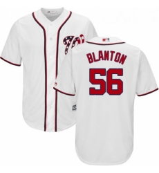 Youth Majestic Washington Nationals 56 Joe Blanton Authentic White Home Cool Base MLB Jersey Youth Majestic Washington Nationals 56 Joe Blanton Authentic White Home Cool Base MLB Jersey