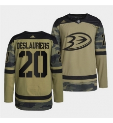 Men Anaheim Ducks 20 Nicolas Deslauriers 2022 Camo Military Appreciation Night Stitched jersey Men Anaheim Ducks 20 Nicolas Deslauriers 2022 Camo Military Appreciation Night Stitched jersey