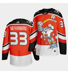 Men Anaheim Ducks 33 Jakob Silfverberg 2020 21 Orange Reverse Retro Stitched jersey Men Anaheim Ducks 33 Jakob Silfverberg 2020 21 Orange Reverse Retro Stitched jersey