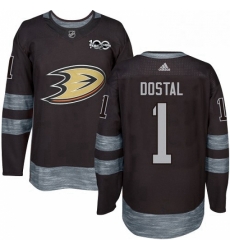 Mens Adidas Anaheim Ducks 1 Lukas Dostal Authentic Black 1917 2017 100th Anniversary NHL Jersey Mens Adidas Anaheim Ducks 1 Lukas Dostal Authentic Black 1917 2017 100th Anniversary NHL Jersey