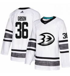 Mens Adidas Anaheim Ducks 36 John Gibson White 2019 All Star Game Parley Authentic Stitched NHL Jersey Mens Adidas Anaheim Ducks 36 John Gibson White 2019 All Star Game Parley Authentic Stitched NHL Jersey